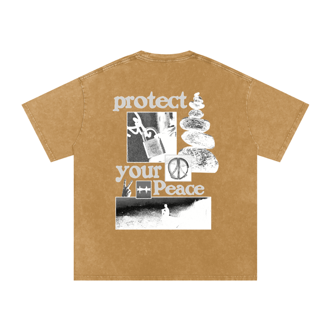 Acid Wash Oversize T-Shirt - 250 GSM