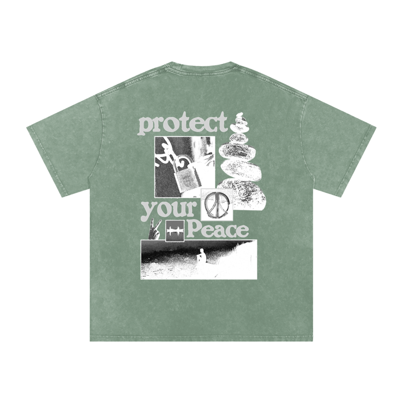 Acid Wash Oversize T-Shirt - 250 GSM