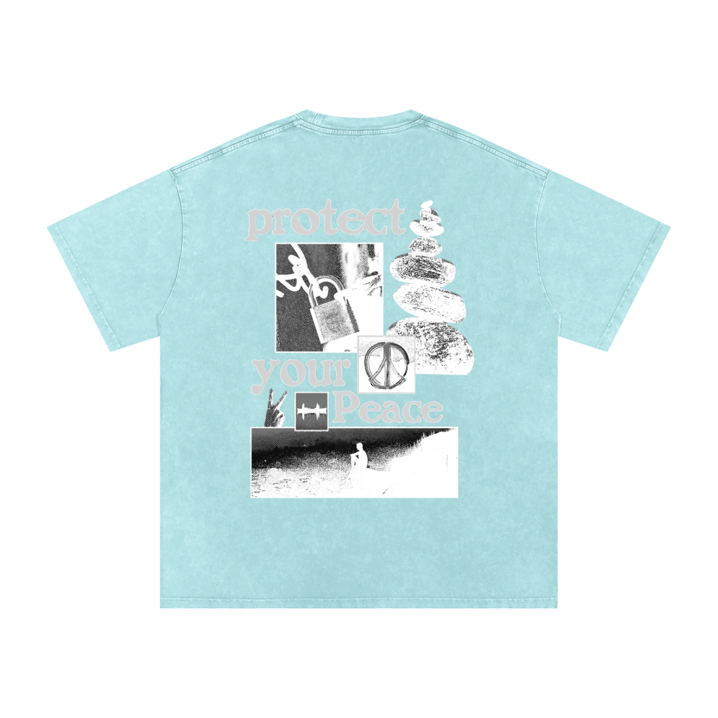 Acid Wash Oversize T-Shirt - 250 GSM
