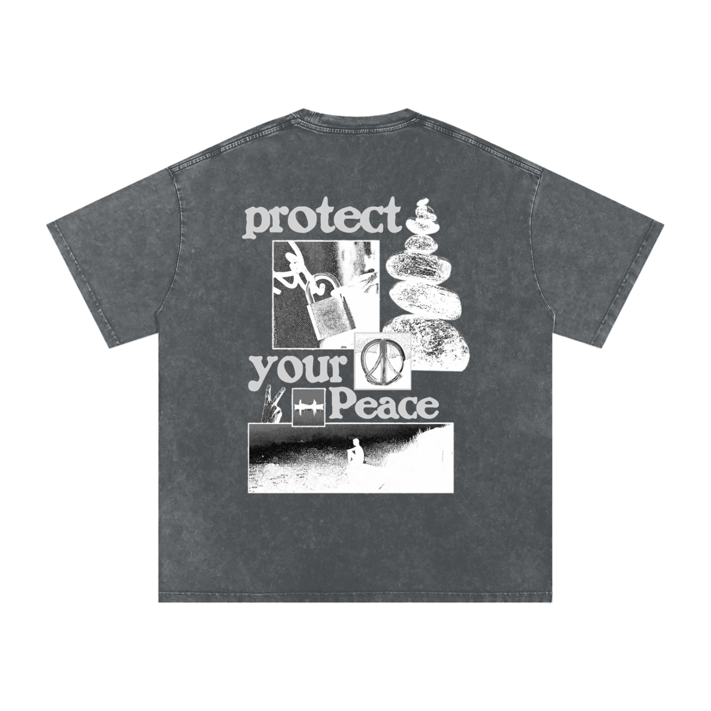 Acid Wash Oversize T-Shirt - 250 GSM