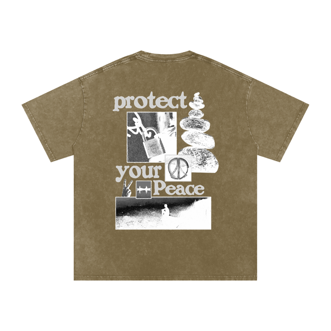 Acid Wash Oversize T-Shirt - 250 GSM