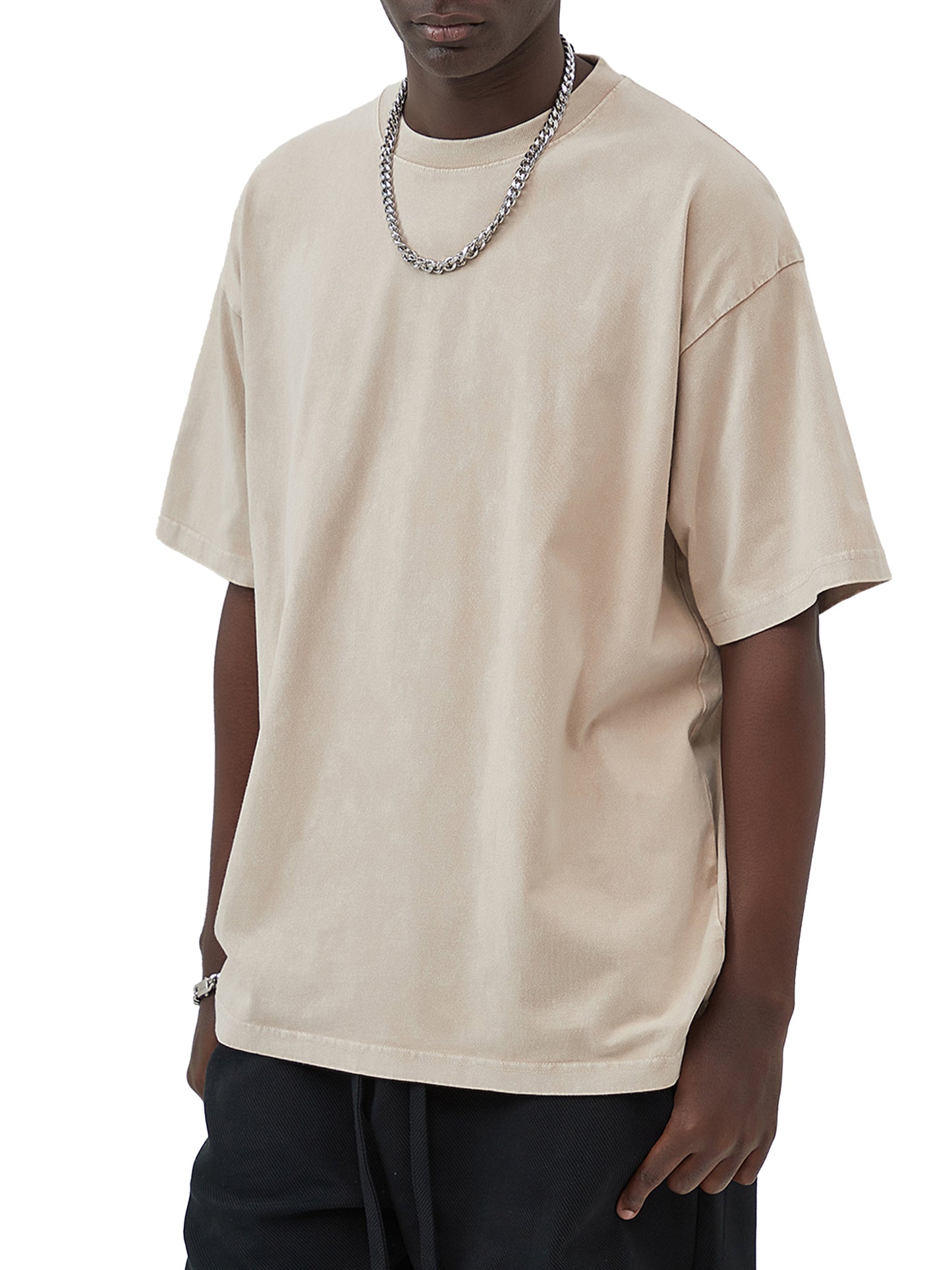 Streetwear Unisex Oversized Snow Wash T-Shirt