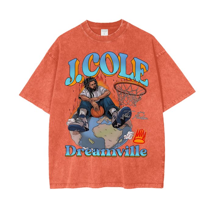 Acid Wash Oversize T-Shirt - 250 GSM