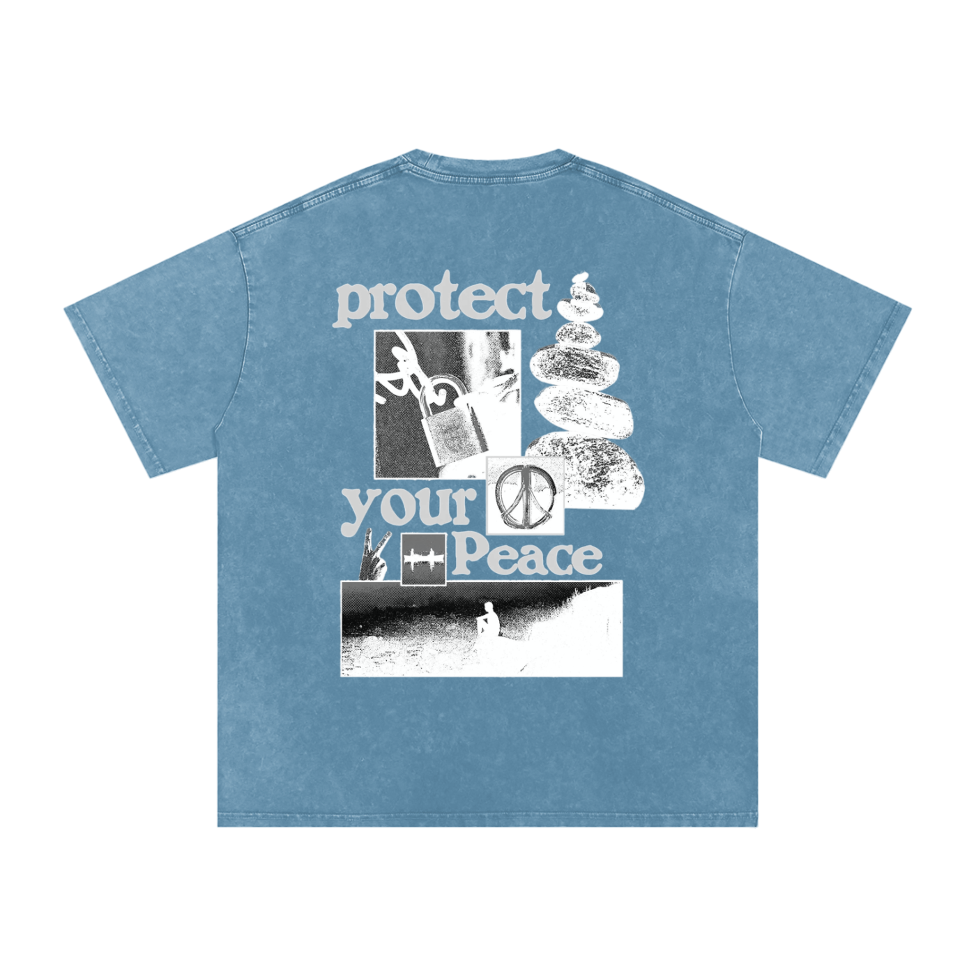Acid Wash Oversize T-Shirt - 250 GSM