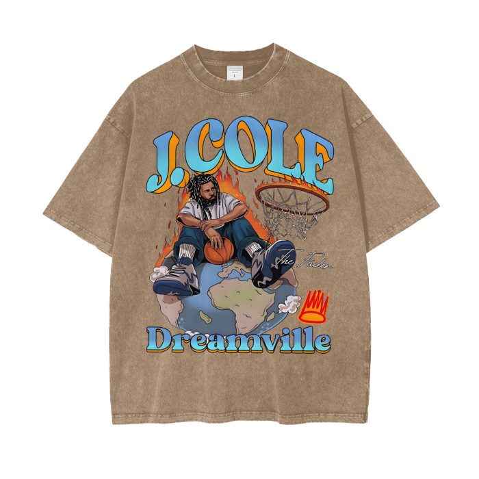 Acid Wash Oversize T-Shirt - 250 GSM
