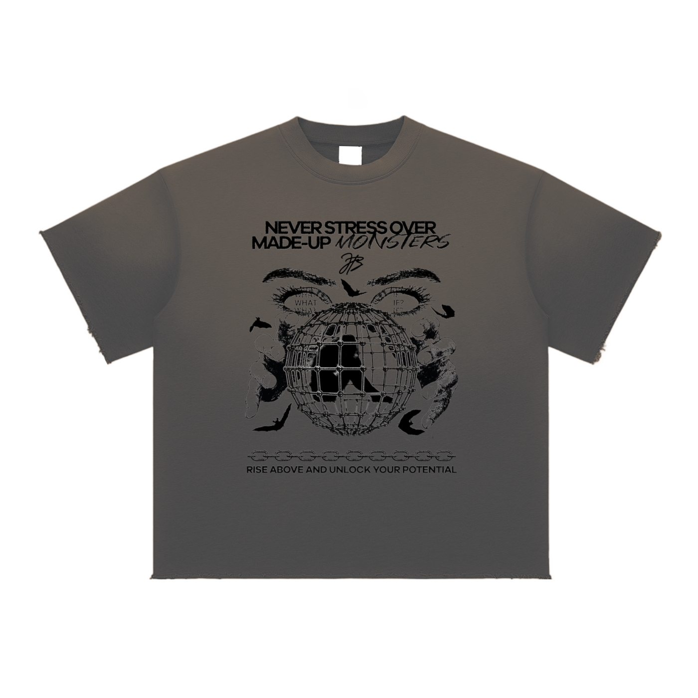 Sun Fade Raw Edge T-Shirt
