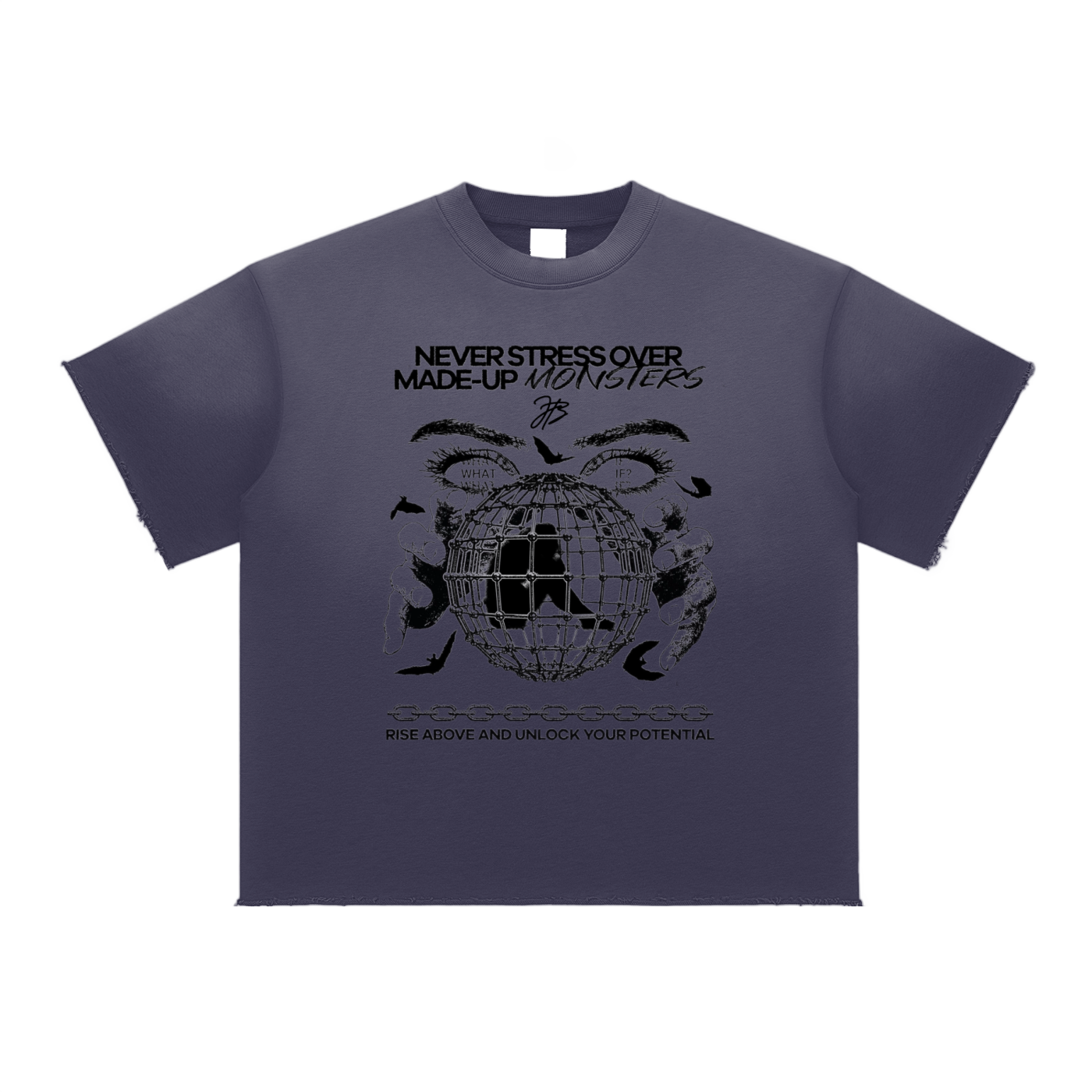 Sun Fade Raw Edge T-Shirt