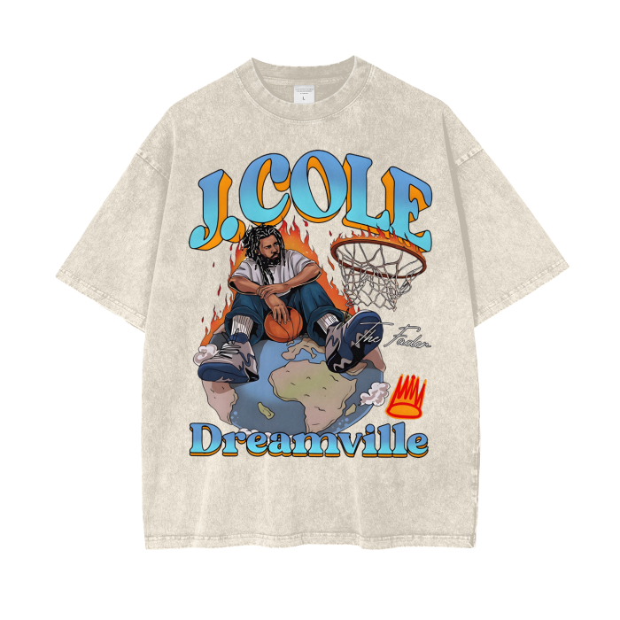 Acid Wash Oversize T-Shirt - 250 GSM
