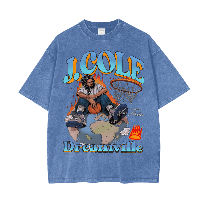 Acid Wash Oversize T-Shirt - 250 GSM