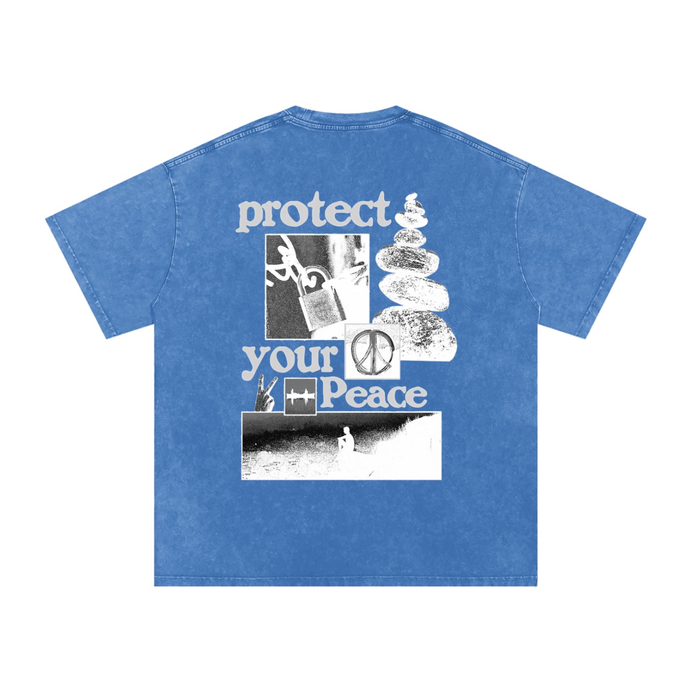 Acid Wash Oversize T-Shirt - 250 GSM