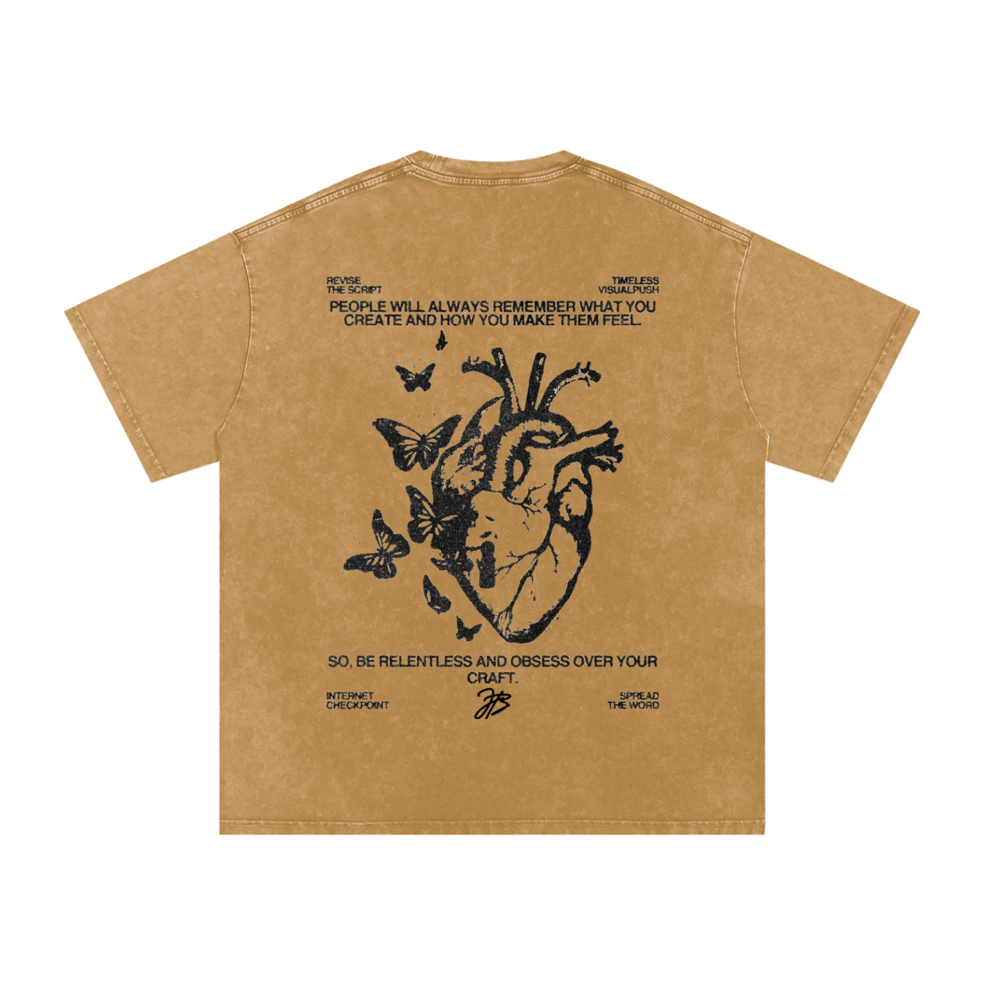 Acid Wash Oversize T-Shirt - 250 GSM