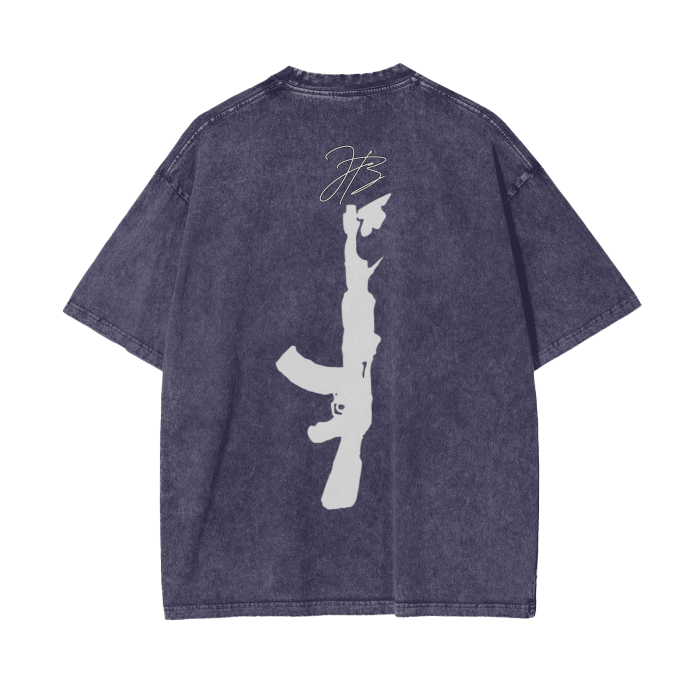 Acid Wash Oversize T-Shirt - 250 GSM