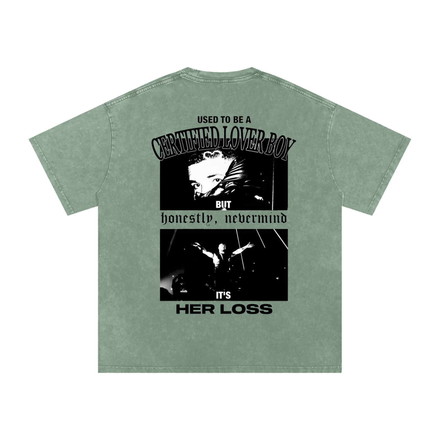 Acid Wash Oversize T-Shirt - 250 GSM