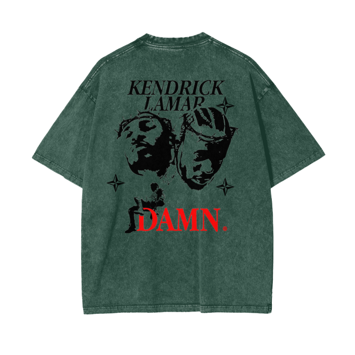 Acid Wash Oversize T-Shirt - 250 GSM
