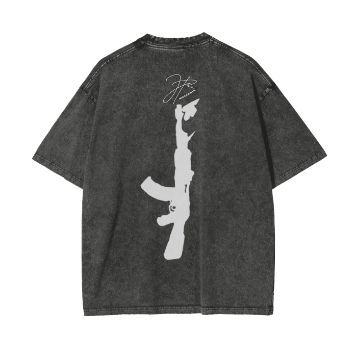 Acid Wash Oversize T-Shirt - 250 GSM