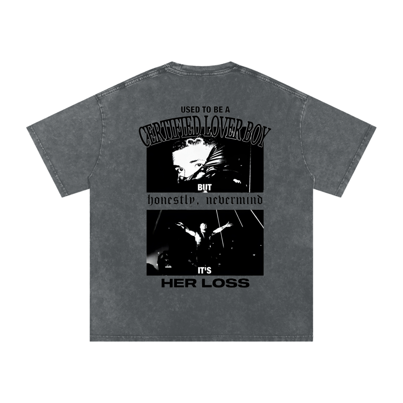 Acid Wash Oversize T-Shirt - 250 GSM