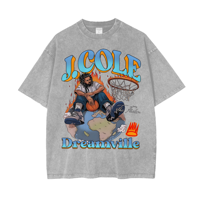 Acid Wash Oversize T-Shirt - 250 GSM