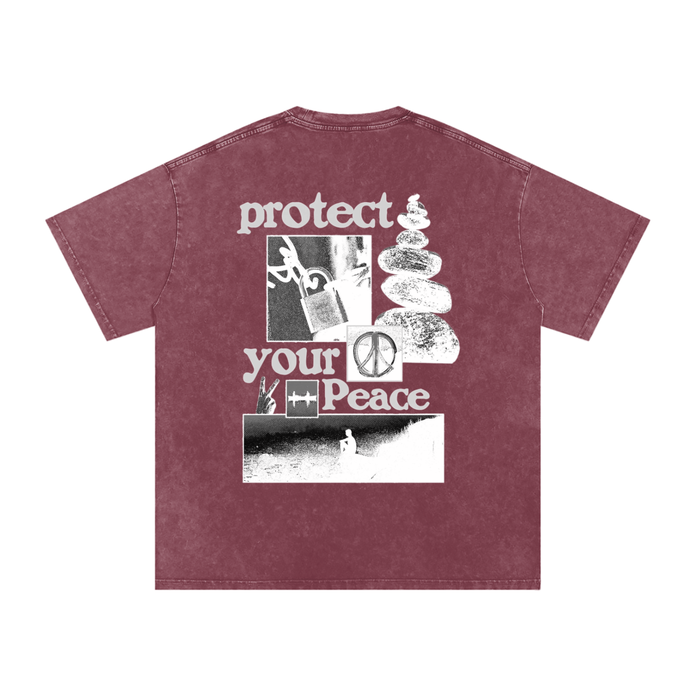 Acid Wash Oversize T-Shirt - 250 GSM