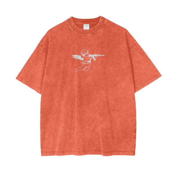 Acid Wash Oversize T-Shirt - 250 GSM
