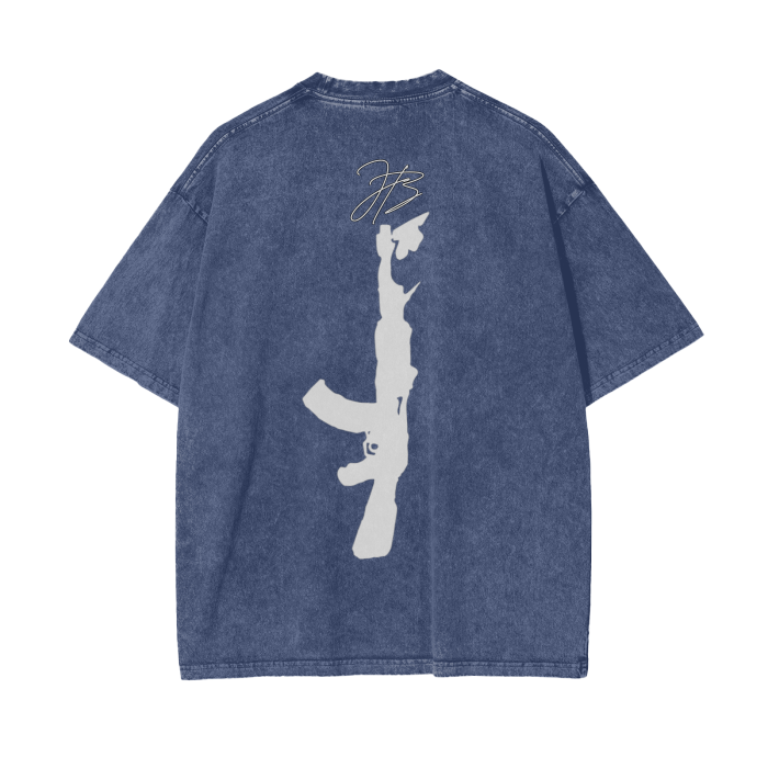 Acid Wash Oversize T-Shirt - 250 GSM