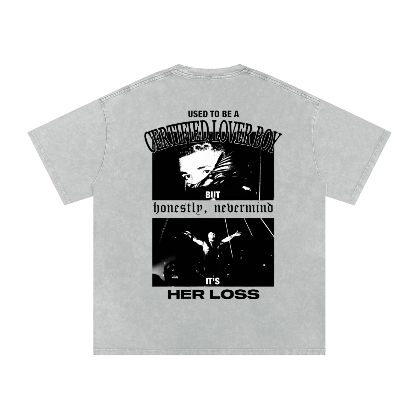 Acid Wash Oversize T-Shirt - 250 GSM