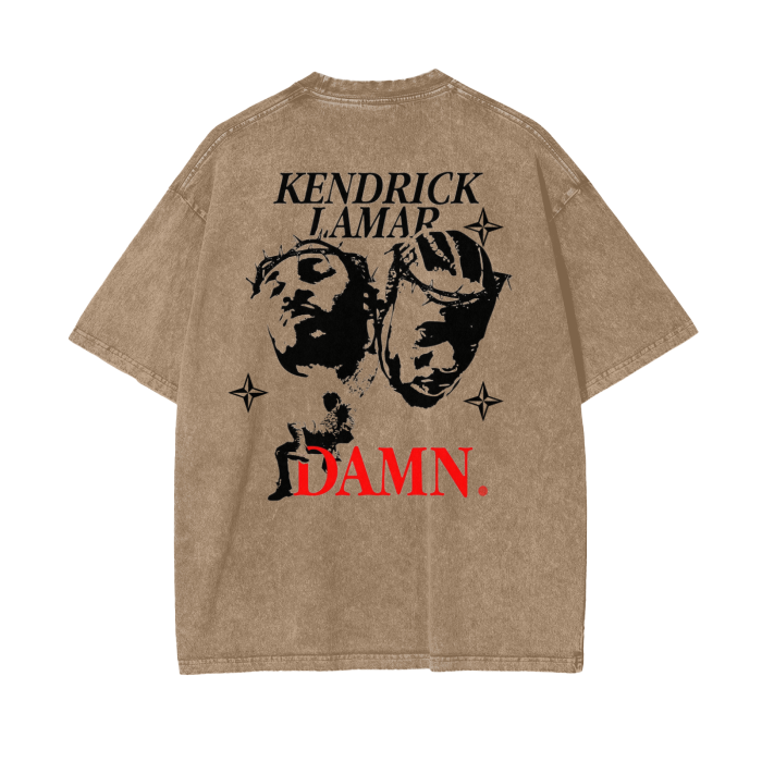 Acid Wash Oversize T-Shirt - 250 GSM