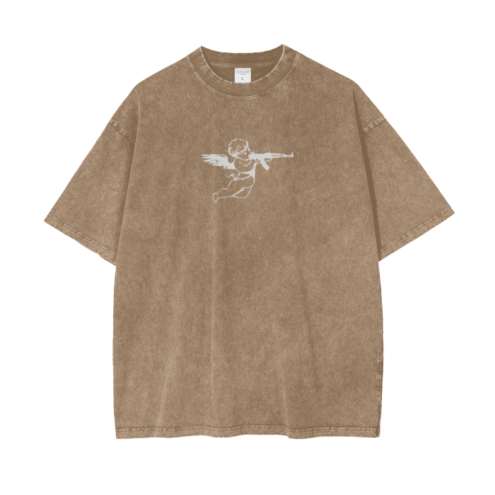 Acid Wash Oversize T-Shirt - 250 GSM