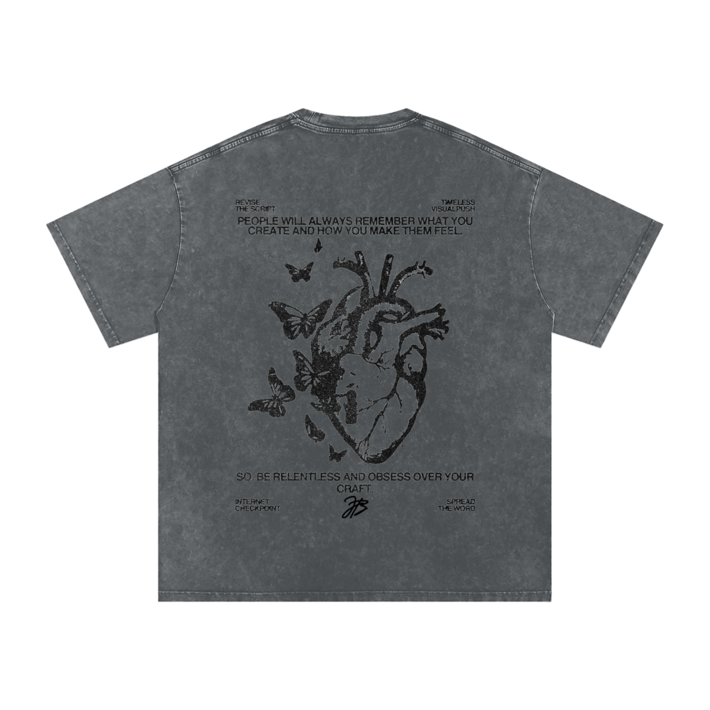 Acid Wash Oversize T-Shirt - 250 GSM