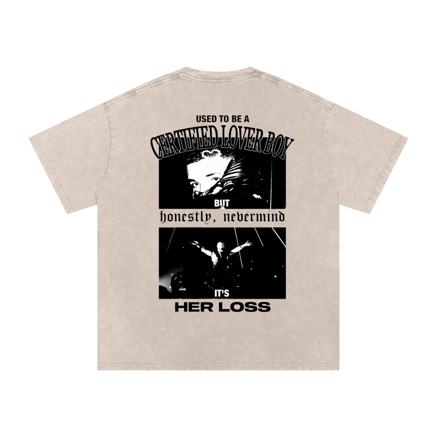 Acid Wash Oversize T-Shirt - 250 GSM