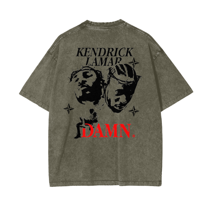 Acid Wash Oversize T-Shirt - 250 GSM
