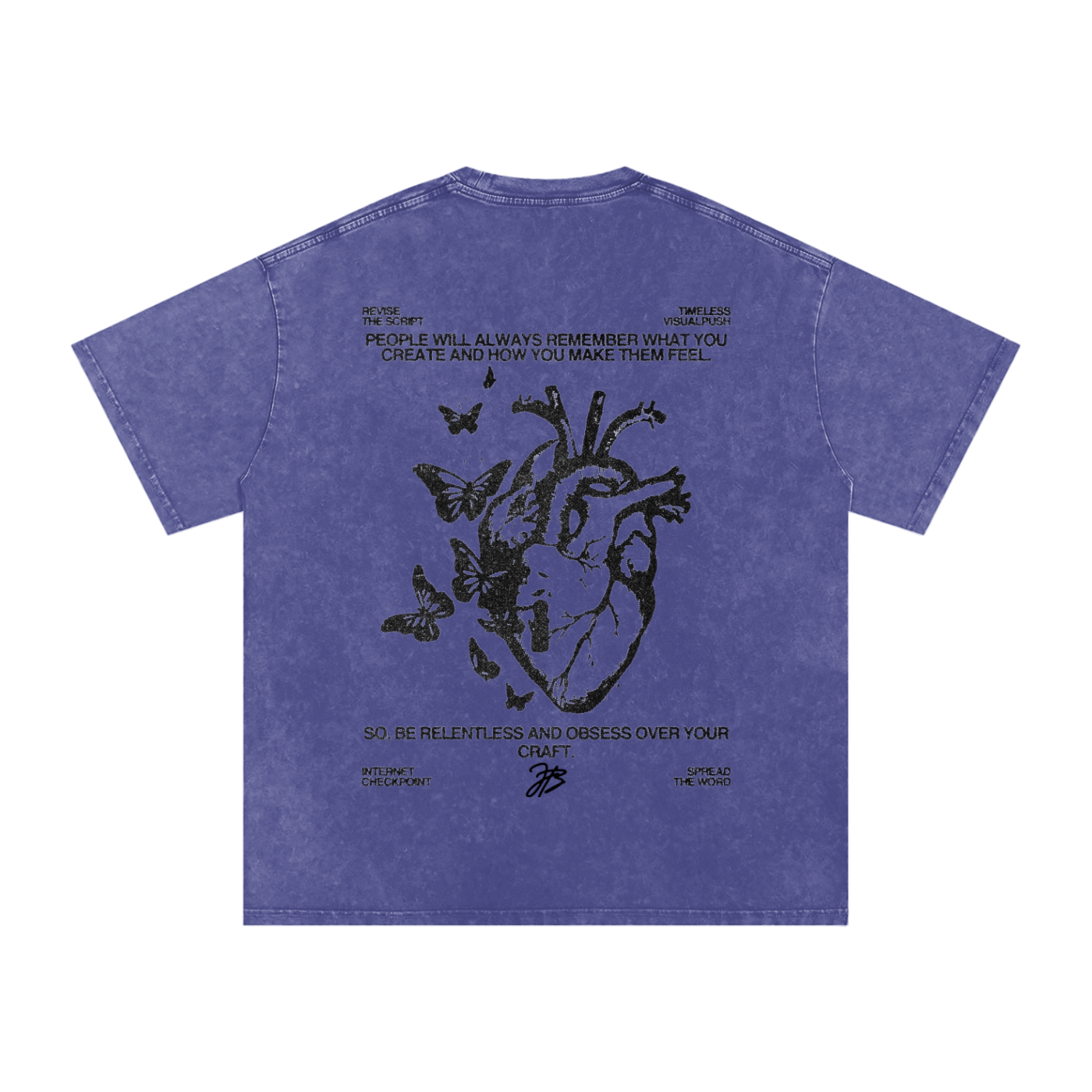 Acid Wash Oversize T-Shirt - 250 GSM