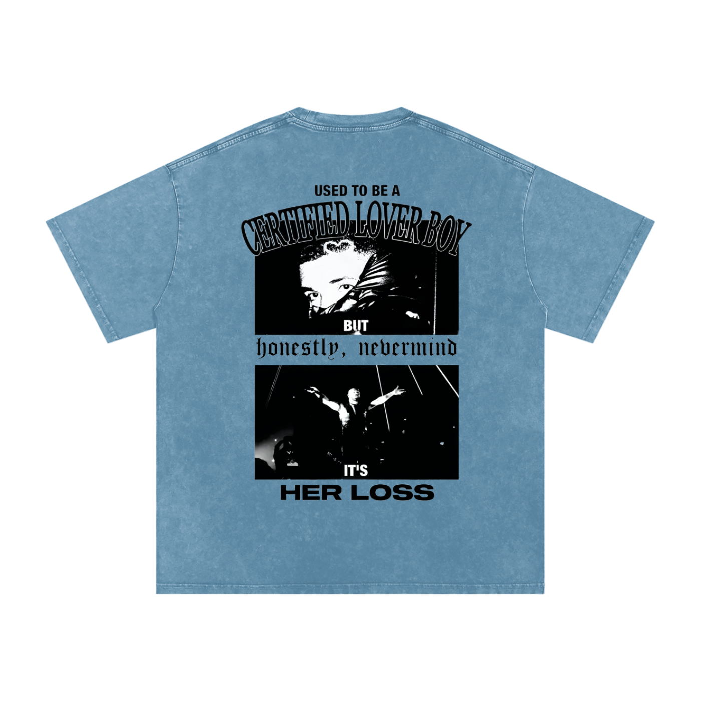 Acid Wash Oversize T-Shirt - 250 GSM
