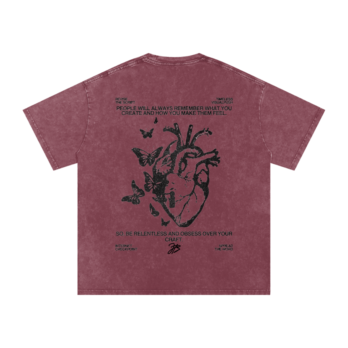 Acid Wash Oversize T-Shirt - 250 GSM