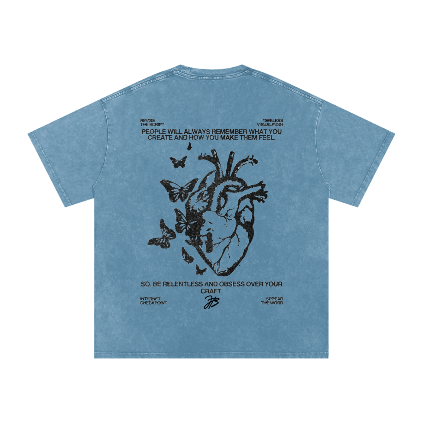 Acid Wash Oversize T-Shirt - 250 GSM