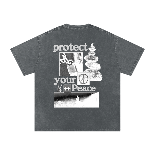 Acid Wash Oversize T-Shirt - 250 GSM