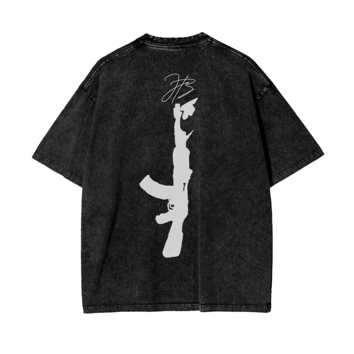 Acid Wash Oversize T-Shirt - 250 GSM