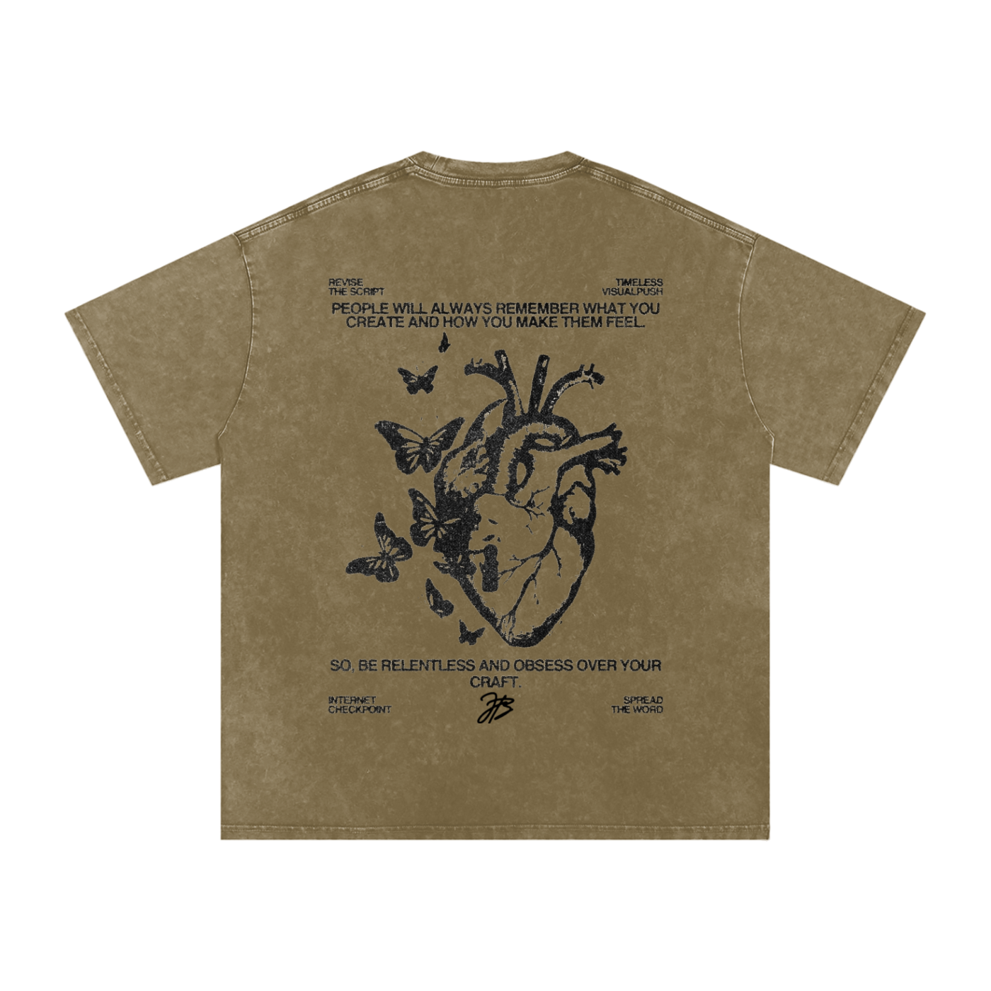 Acid Wash Oversize T-Shirt - 250 GSM
