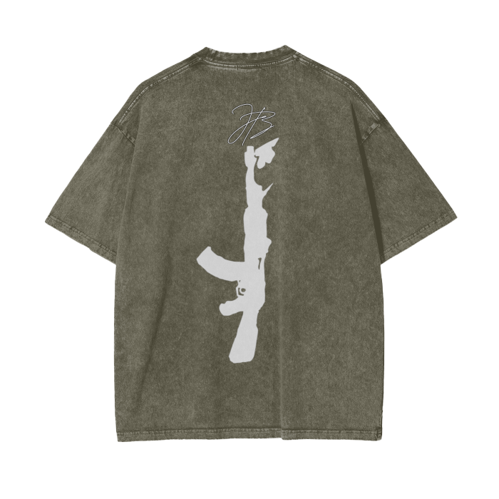 Acid Wash Oversize T-Shirt - 250 GSM