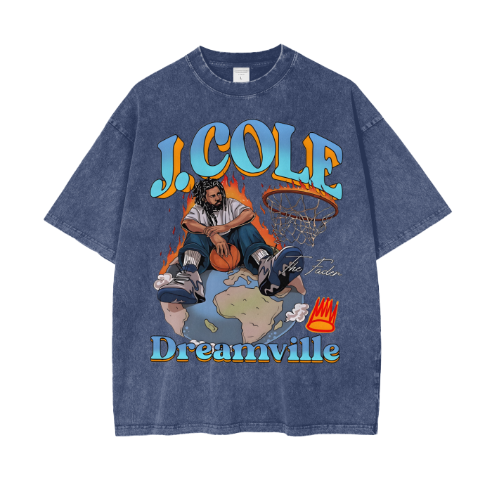 Acid Wash Oversize T-Shirt - 250 GSM