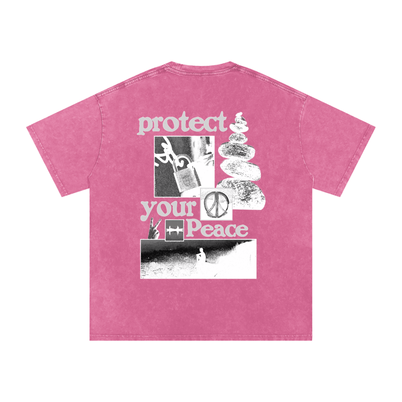 Acid Wash Oversize T-Shirt - 250 GSM