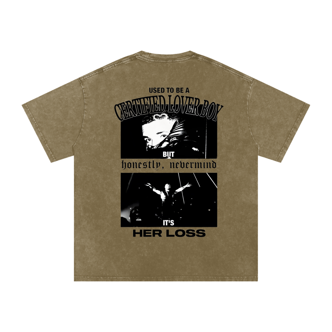 Acid Wash Oversize T-Shirt - 250 GSM