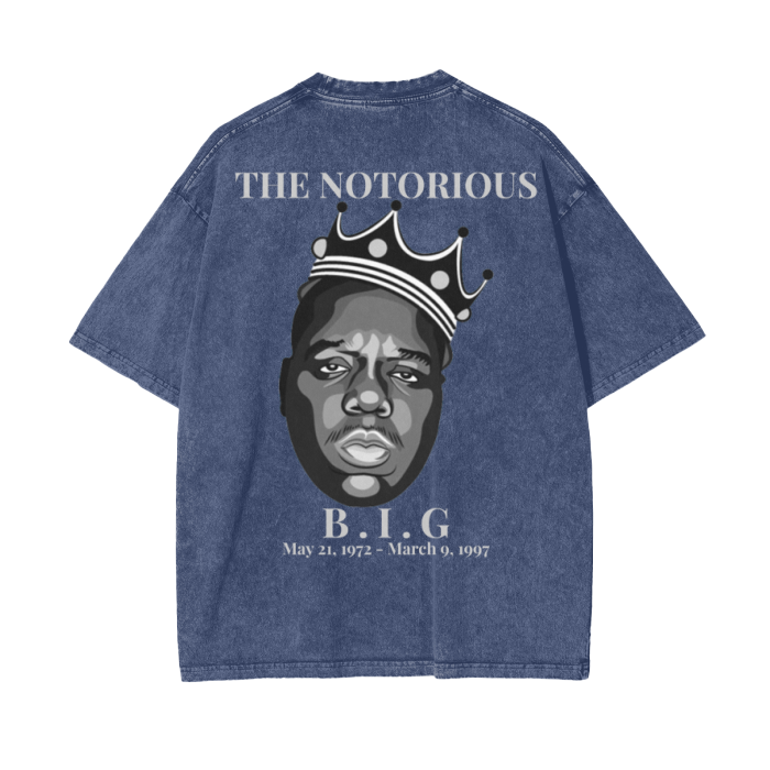 Acid Wash Oversize T-Shirt - 250 GSM