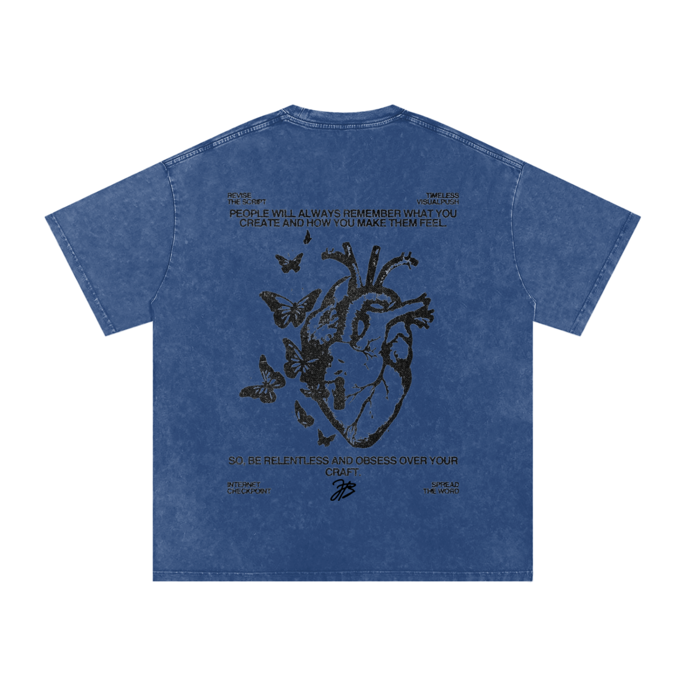 Acid Wash Oversize T-Shirt - 250 GSM