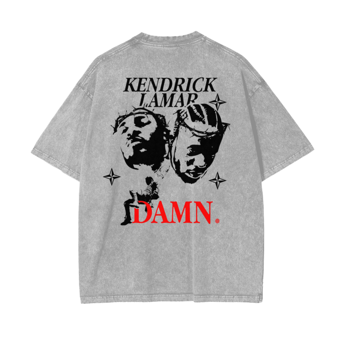 Acid Wash Oversize T-Shirt - 250 GSM