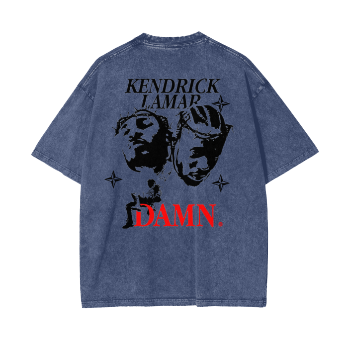 Acid Wash Oversize T-Shirt - 250 GSM