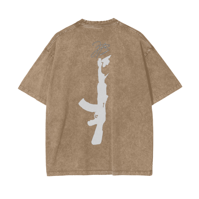 Acid Wash Oversize T-Shirt - 250 GSM