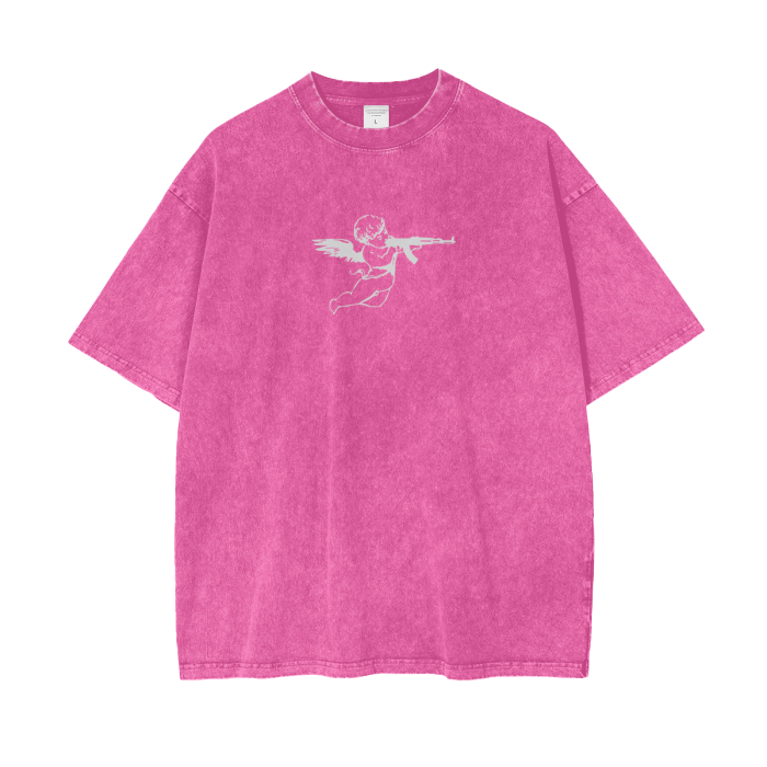 Acid Wash Oversize T-Shirt - 250 GSM