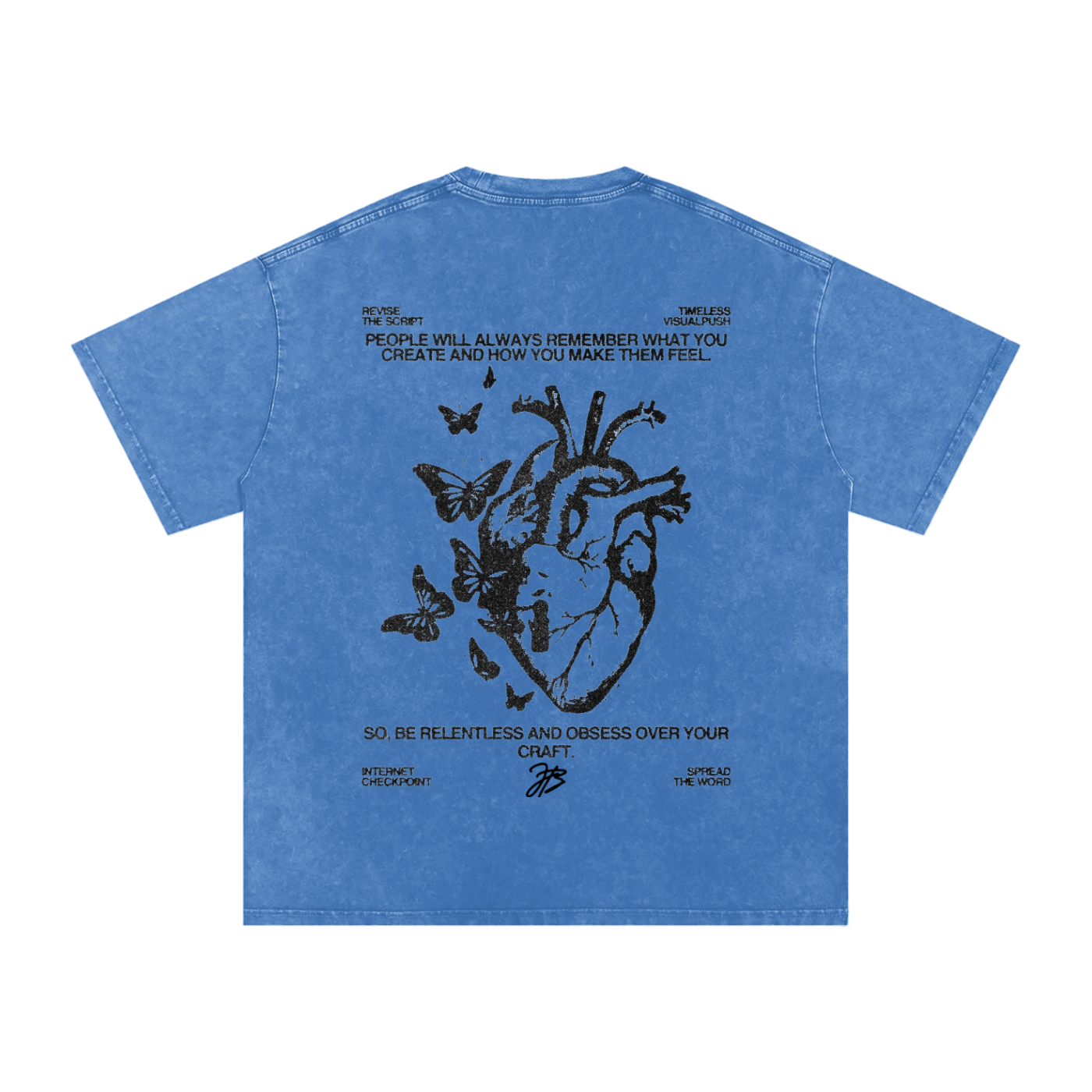 Acid Wash Oversize T-Shirt - 250 GSM