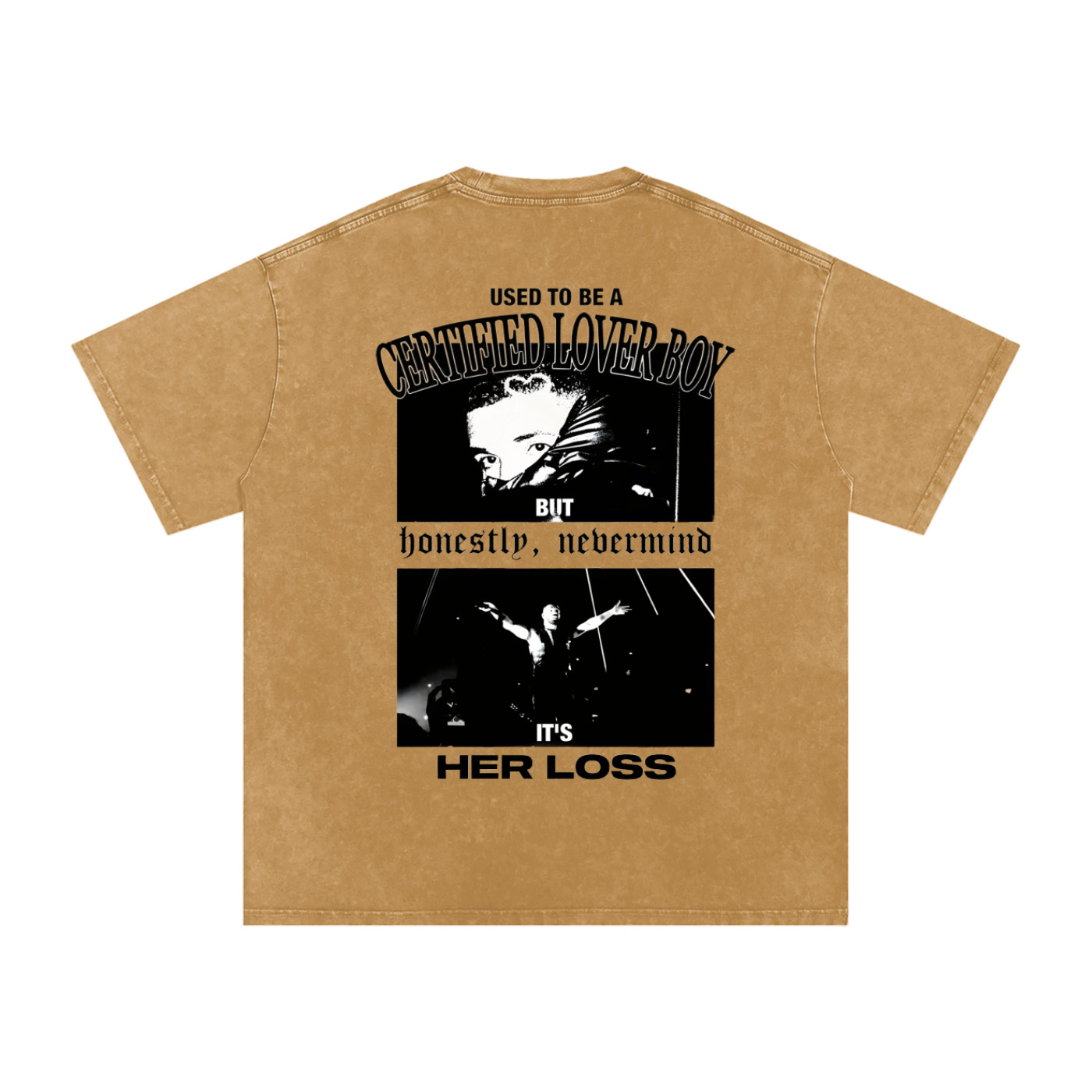 Acid Wash Oversize T-Shirt - 250 GSM