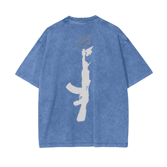 Acid Wash Oversize T-Shirt - 250 GSM